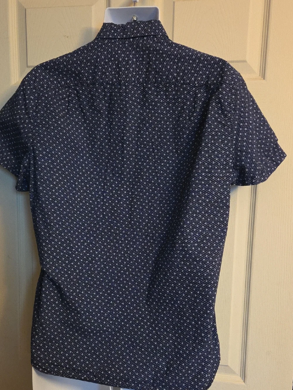 J.Crew Men's Navy Short-Sleeve Button-Down Shirt